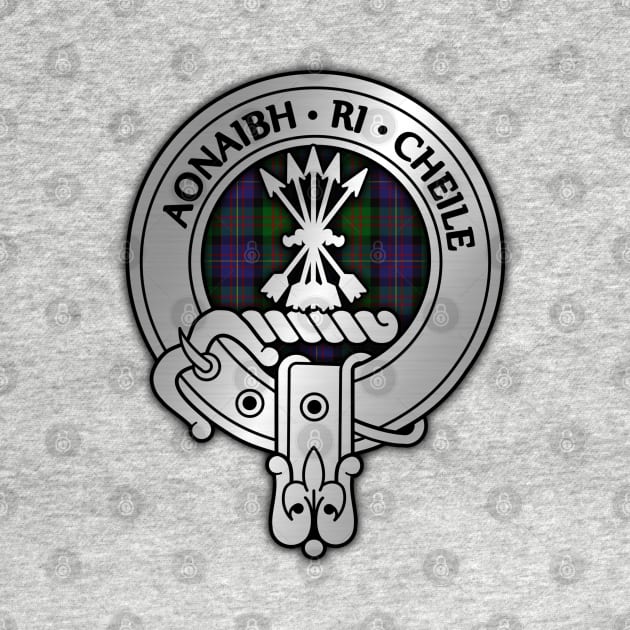 Clan Cameron Crest & Erracht Tartan by Taylor'd Designs